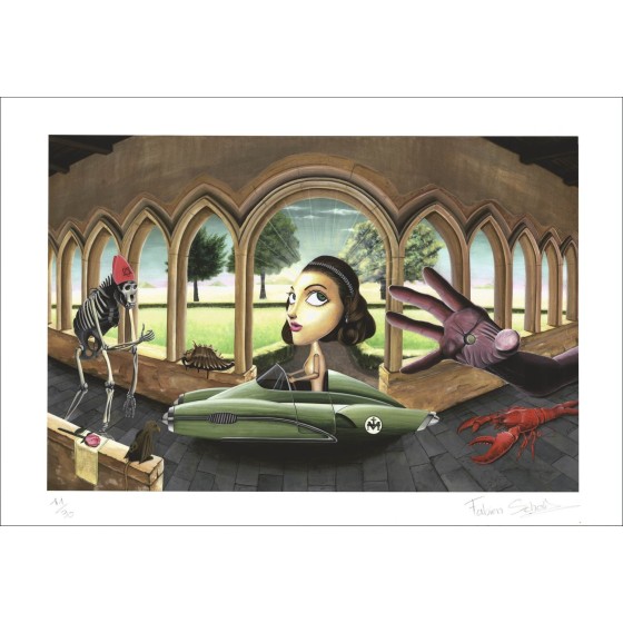 Fabien SCHfra_Latn - Lith num digitale "Wedding run" 61x88cm
