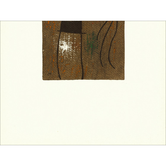 Joan Miró, Composition 04 Woman 1965, lithograph Maeght