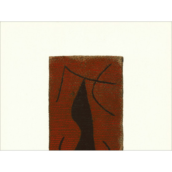 Joan Miró, Compositie 05 Vrouw 1965, lithografie Maeght