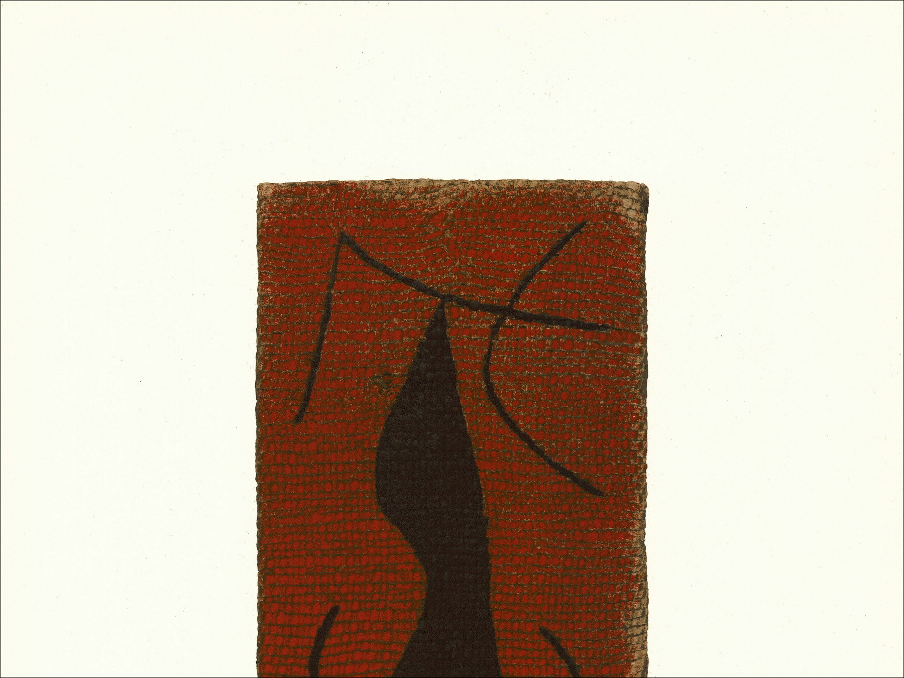Joan Miró, Komposition 05 Frau 1965, Lithographie Maeght