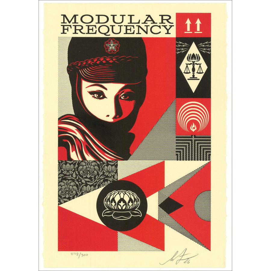 Shepard Fairey (Obey) - Modular Frequency 2026 | Serigrafía firmada