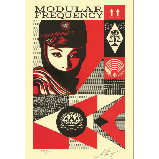 Shepard Fairey (Obey) – Modular Frequency 2026 | Sérigraphie signée