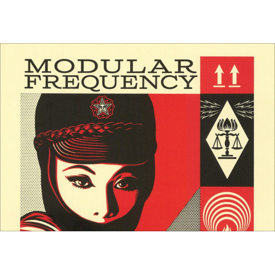 SHEPARD FAIREY (OBEY) - Zeefdruk Letterpress "Modular Frequency" 36x25cm - 2026