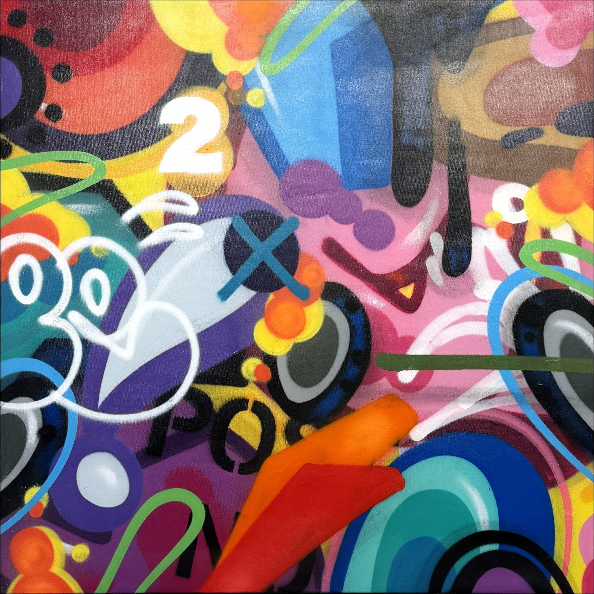 COPE2 | Bronx Legend 1, 2025 Originalgemälde 91x91cm