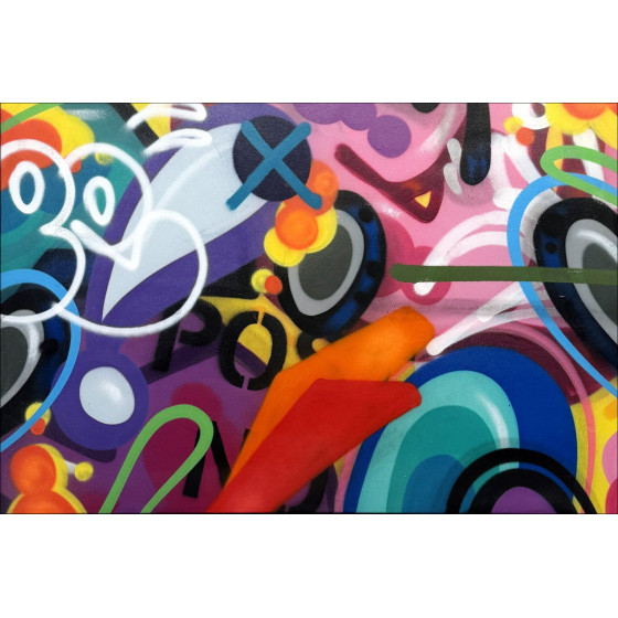 COPE2 | Bronx Legend 1, 2025 pittura originale 91x91cm