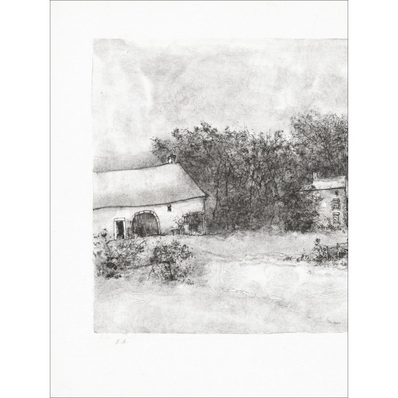 Bernard Gantner, Waldweiler, Original-Lithographie