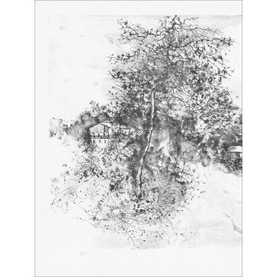 Bernard Gantner, Between the Lakes, original lithograph