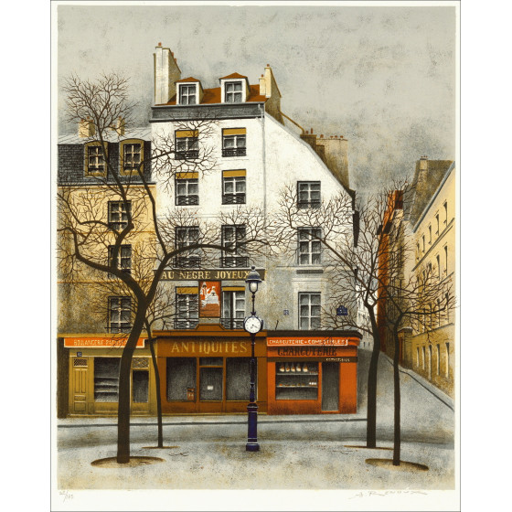 André Renoux - Parijse straat 1976 | Galerij 125