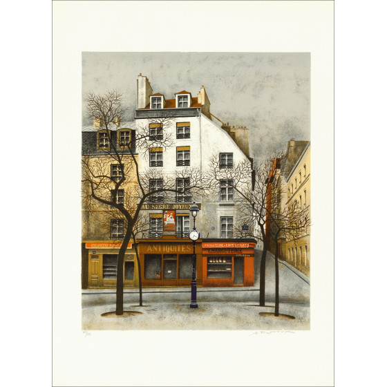 André Renoux - Parisian Street 1976 | Galleria 125