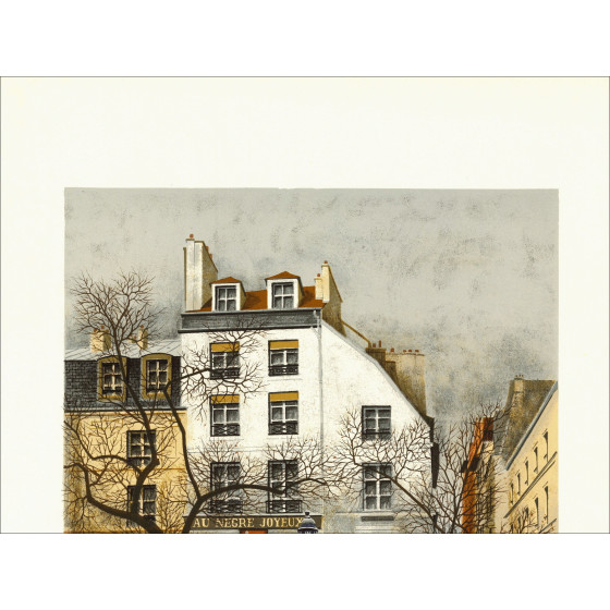 André Renoux - Parisian Street 1976 | Galleria 125