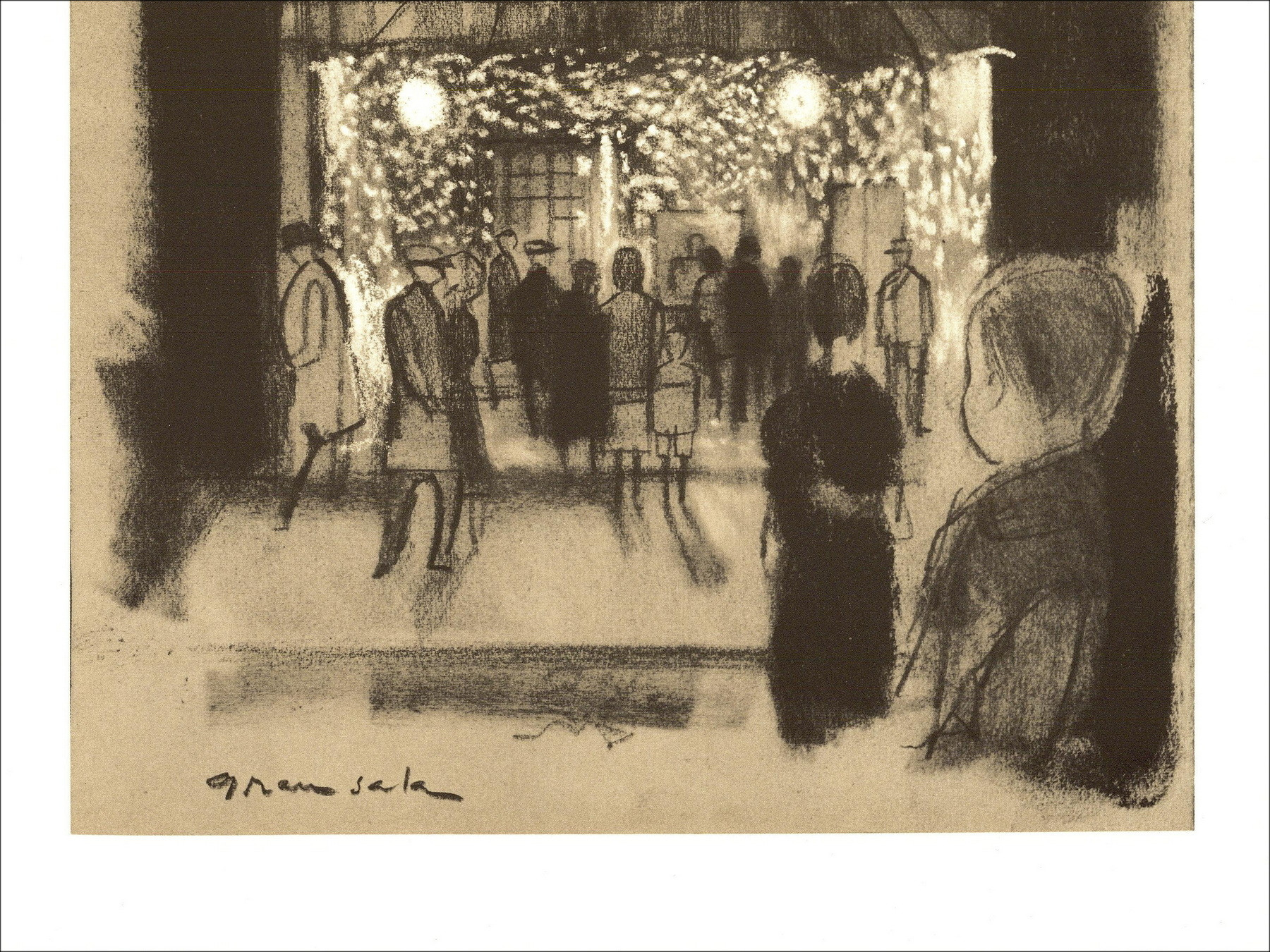 Emilio Grau-Sala – Marlène Dietrich (1971), lithographie