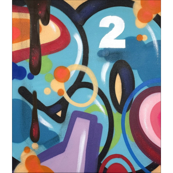 COPE2 | Bronx Legend 1, 2025 pittura originale 91x91cm