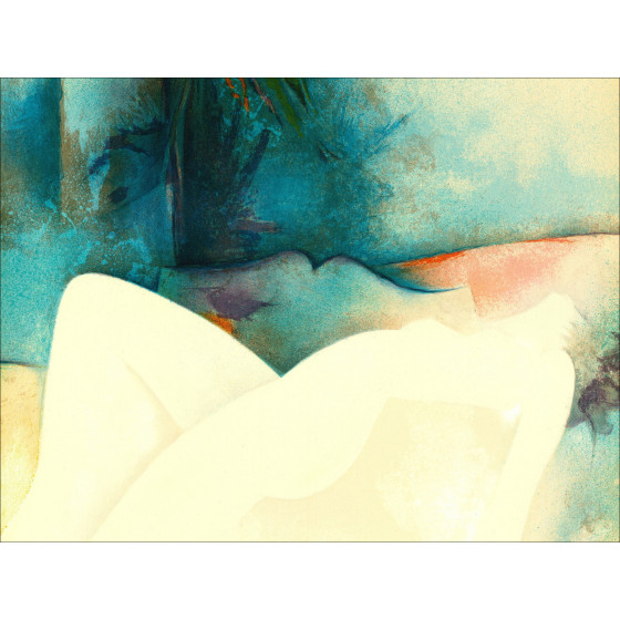 Kaufen Sie nackte Landschaft der Frau Lithographie Original Claude Gaveau  