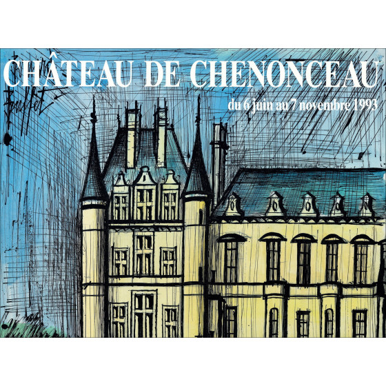 Bernard Buffet, Chenonceau 1993, Originalplakat