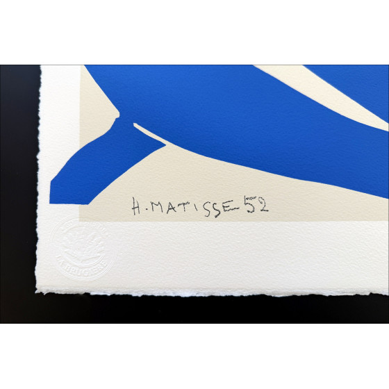 Henri Matisse "Nu Bleu II" nummerierte Siebdruckgrafik, limitierte