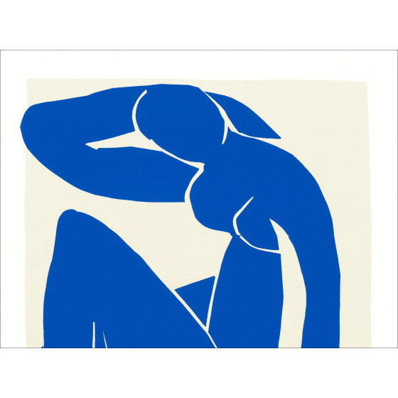 Henri Matisse "Nu Bleu II" serigrafia numerata, edizione limitata