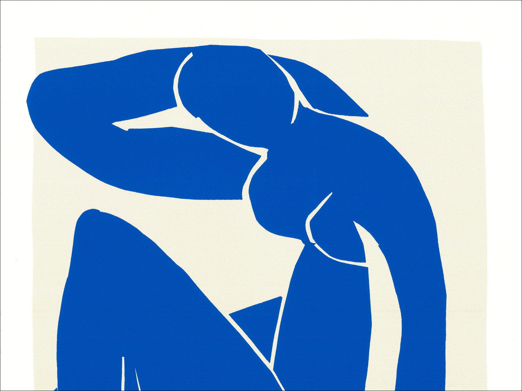 Henri Matisse "Nu Bleu II" serigrafía numerada, edición limitada.