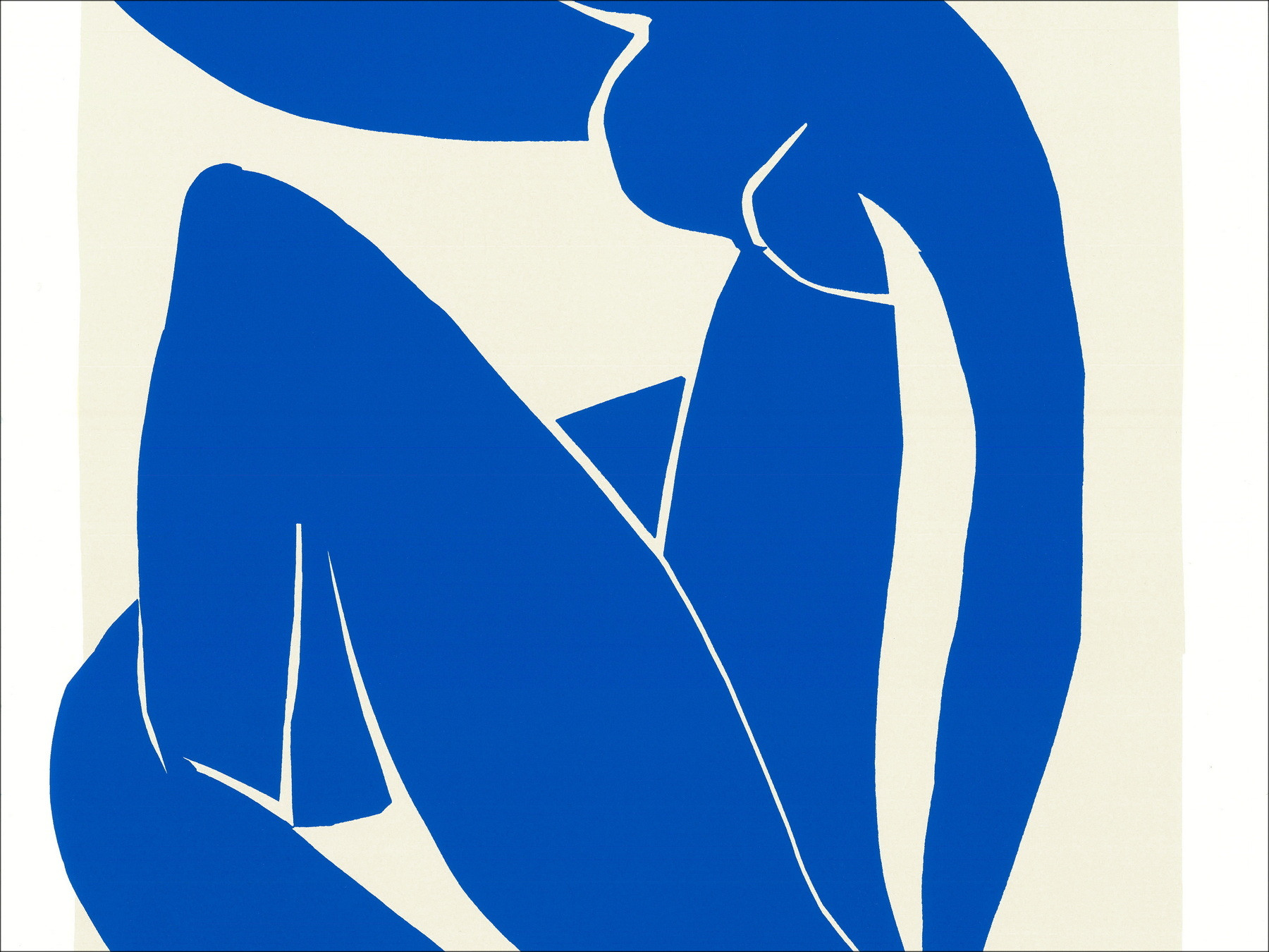Henri Matisse "Nu Bleu II" serigrafía numerada, edición limitada.