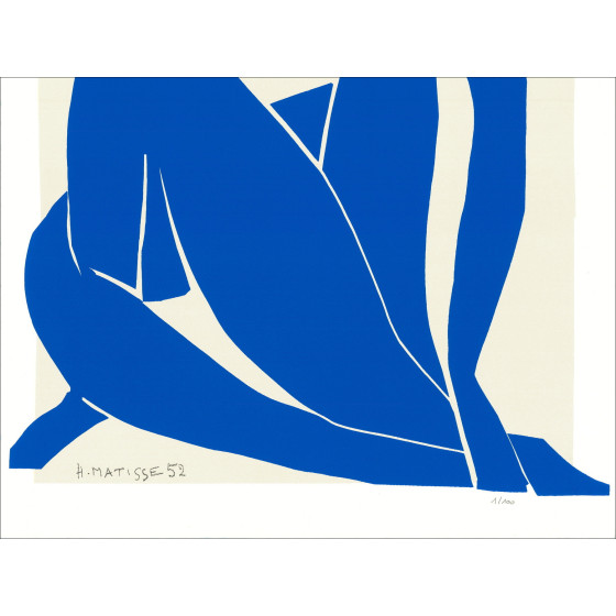 Henri Matisse "Blue Nude II" numbered serigraphy, limited edition