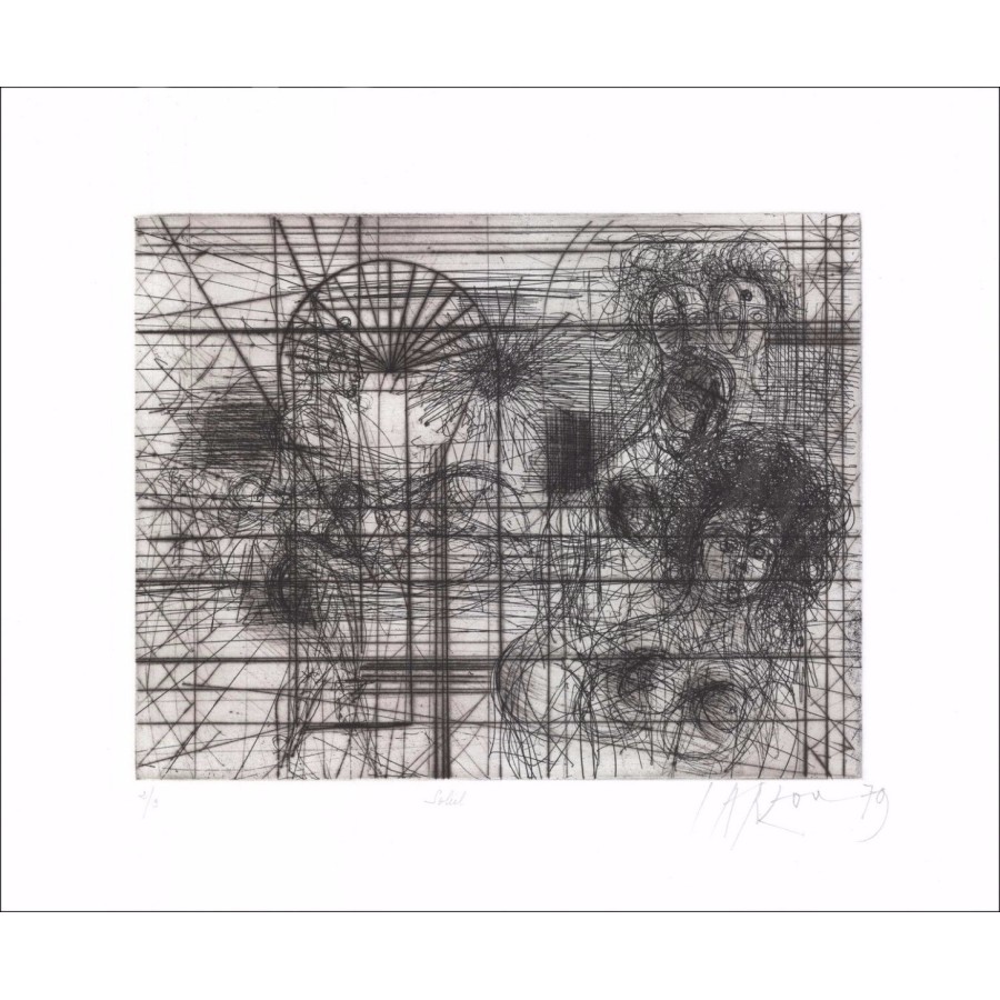 Comprar Jean Carzou Original Grabing Sun 57x38cm - 1979