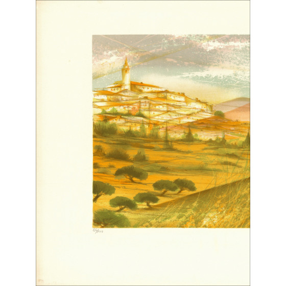 Raymond Poulet, Les Quatre Saisons 03 circa 1980, lithographie