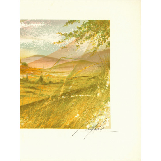 Raymond Poulet, The Four Seasons 03 circa 1980, lithograph