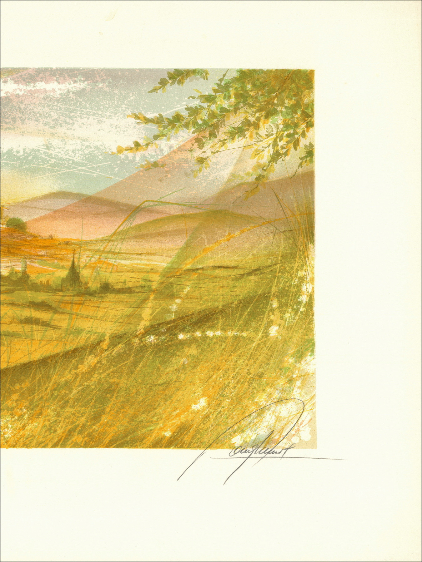 Raymond Poulet, Las Cuatro Estaciones 03 alrededor de 1980, litografía