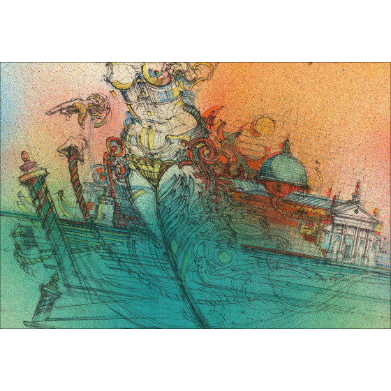 Roger-Louis Chavanon, Venedig 01, Original-Lithographie
