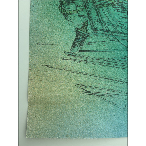 Roger-Louis Chavanon, Venise 01, lithographie originale