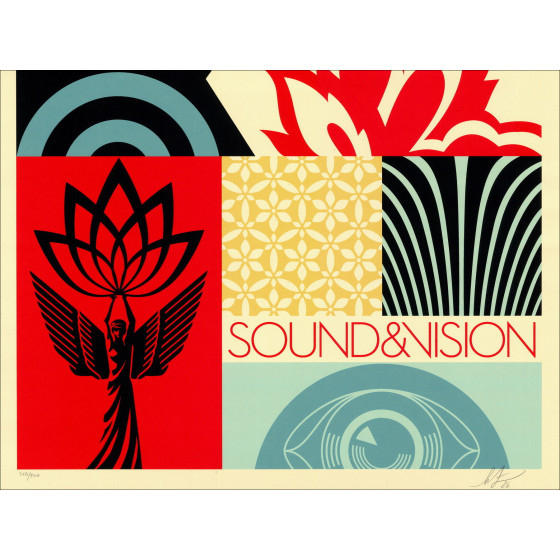Shepard Fairey, Modular Sound & Vision 2026, Siebdruck