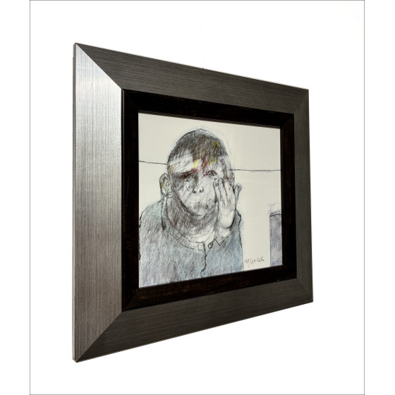 Jean Rustin, Portrait, lithographie originale signée