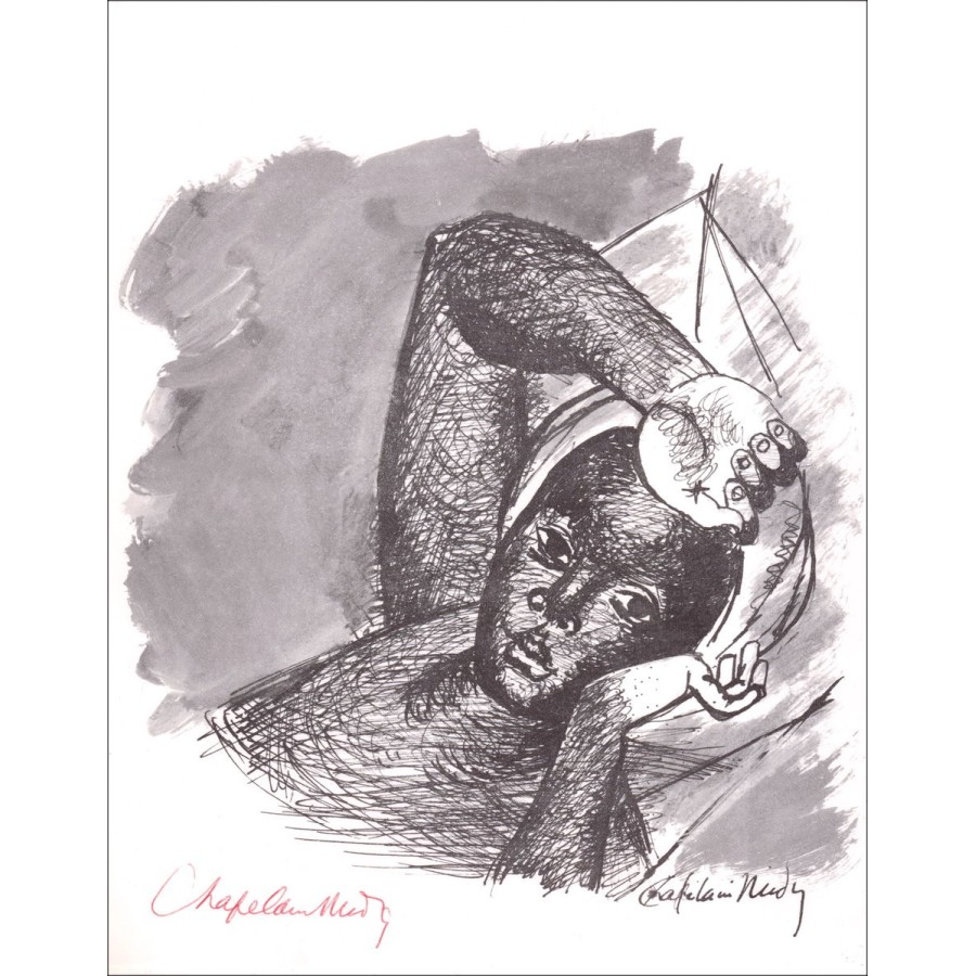Roger Chapelain-Midy - Original lithograph "Woman" hand-signed