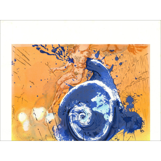 Salvador Dalí nach, Die Morgenröte, Original-Lithographie
