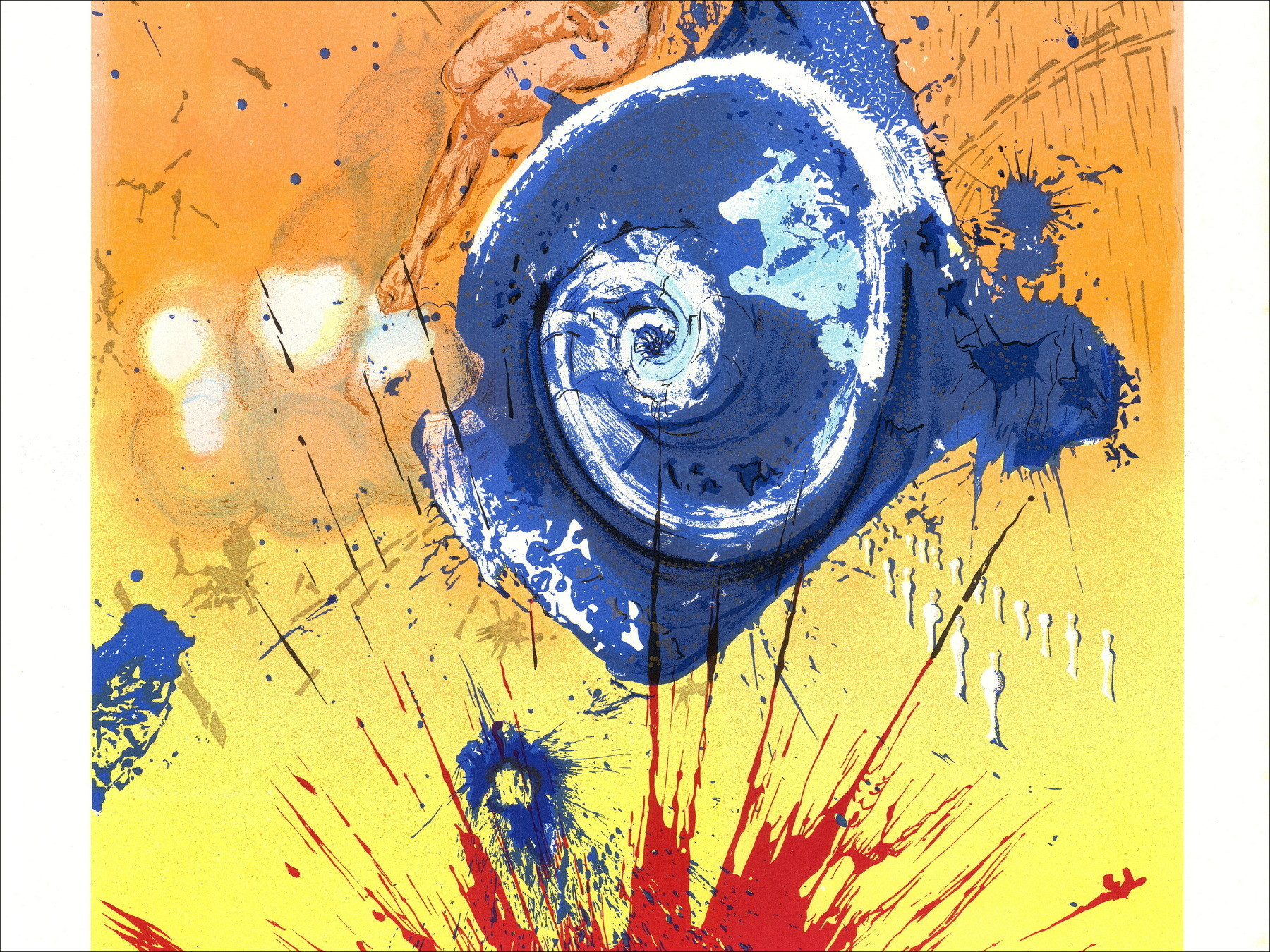 Salvador Dalí, secondo, L'Aurora, litografia originale