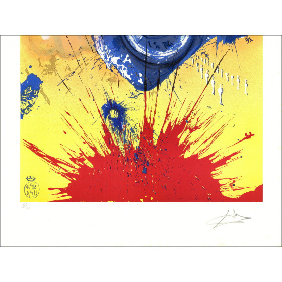 Salvador Dalí, secondo, L'Aurora, litografia originale