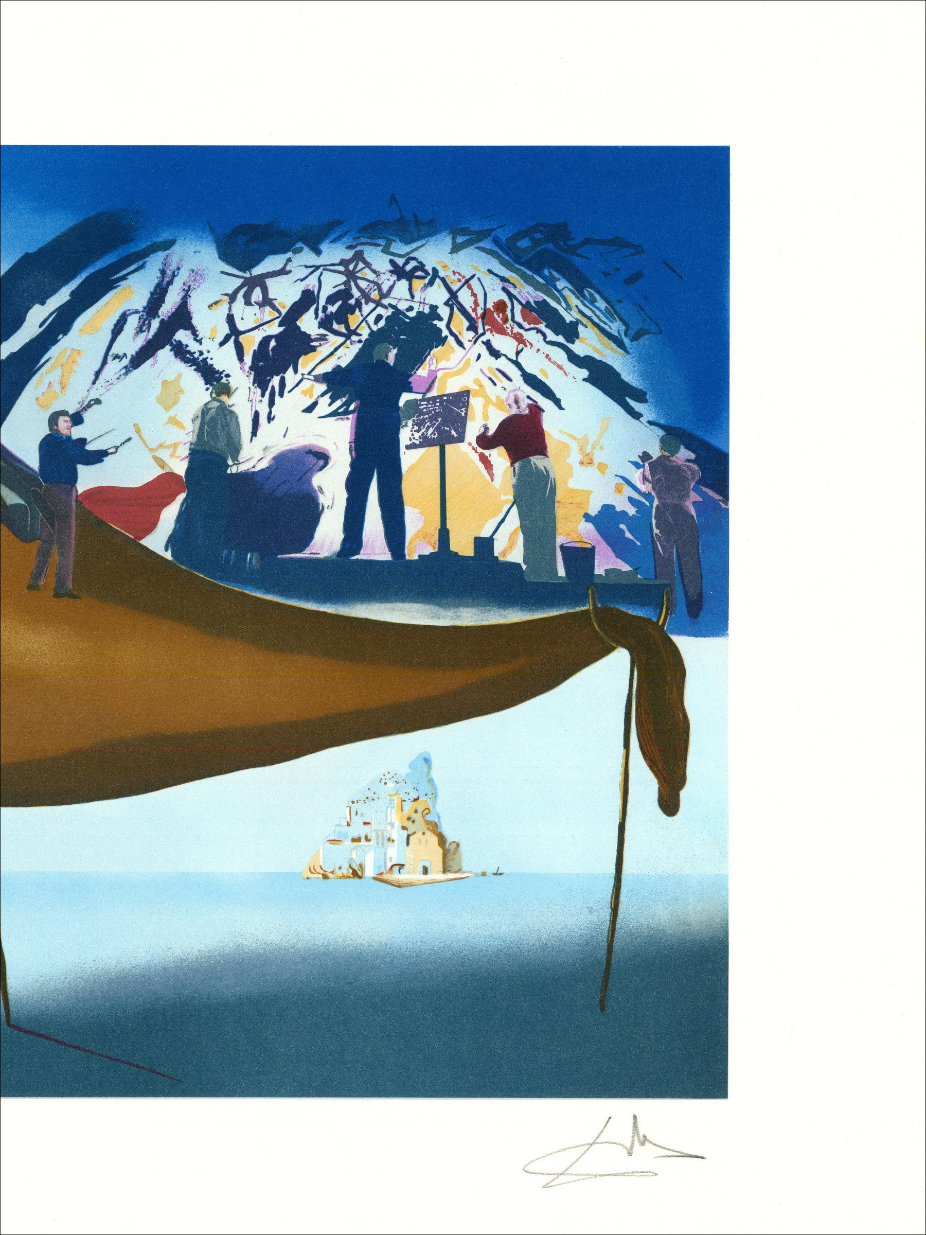 Salvador Dalí, según, El sueño, litografía original