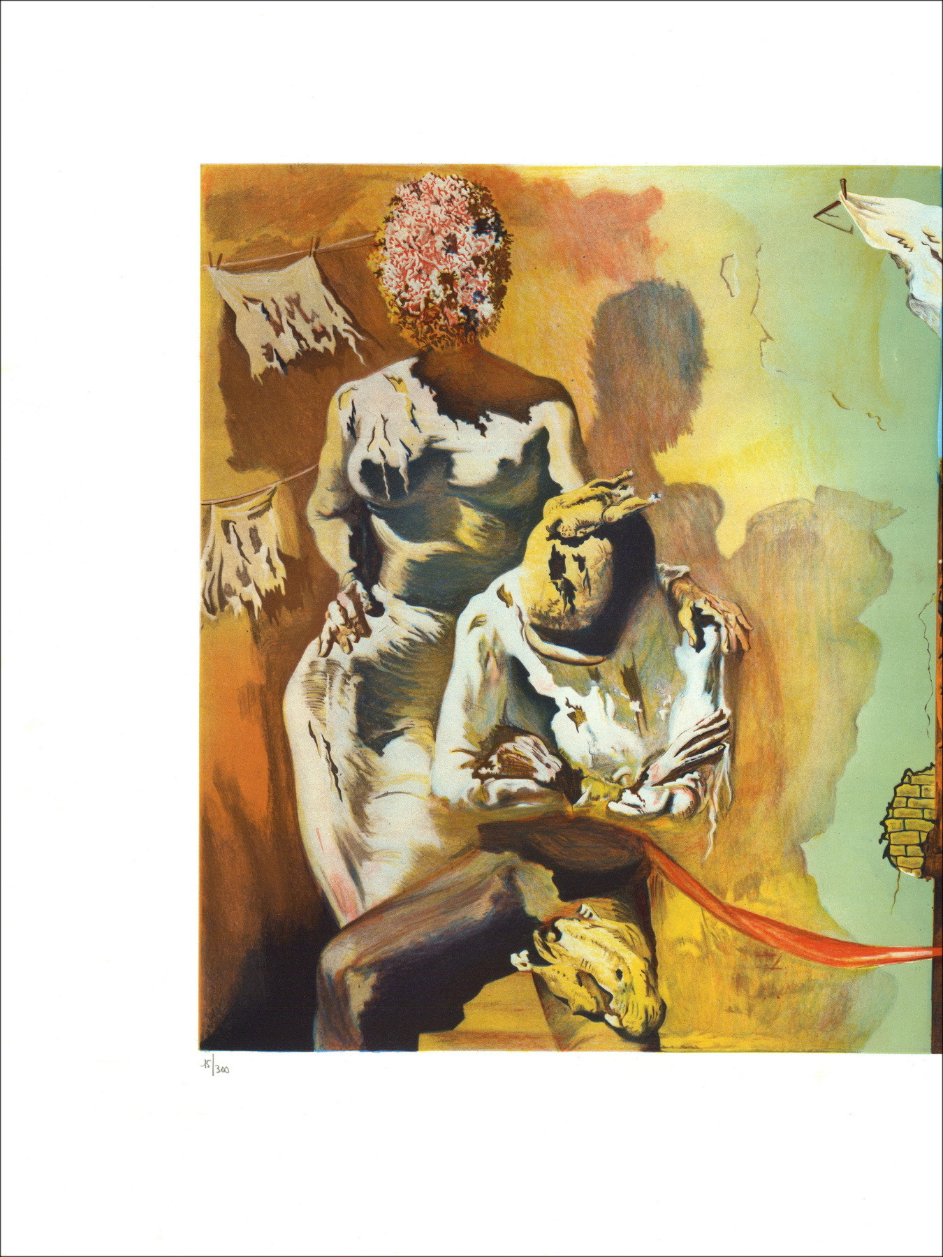 Salvador Dalí after, The Dream, original signed lithograph