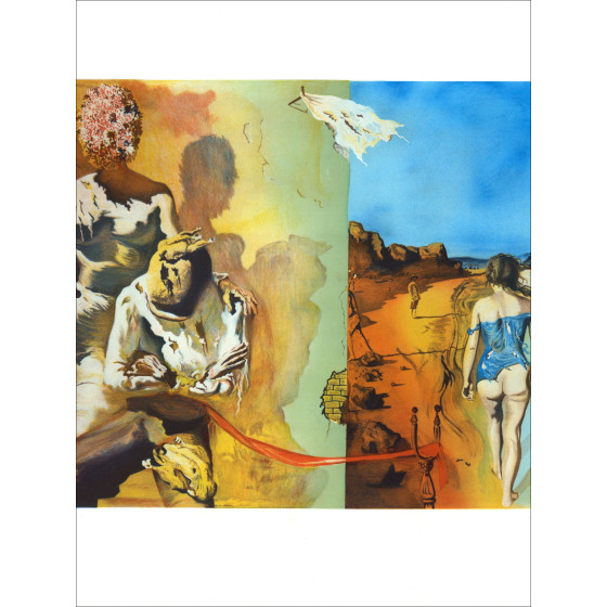 Salvador Dalí nach "Der Traum", signierte Original-Lithografie.