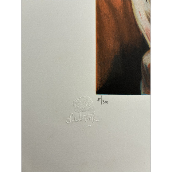 Salvador Dalí, da "Il sogno", litografia originale firmata.