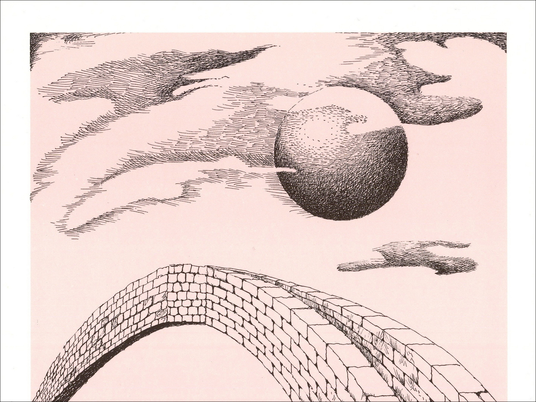 Georges Spiro – Le Pont (1971), litografía