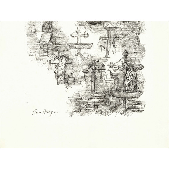 Pierre-Henry – La justice des hommes (1970), dessin