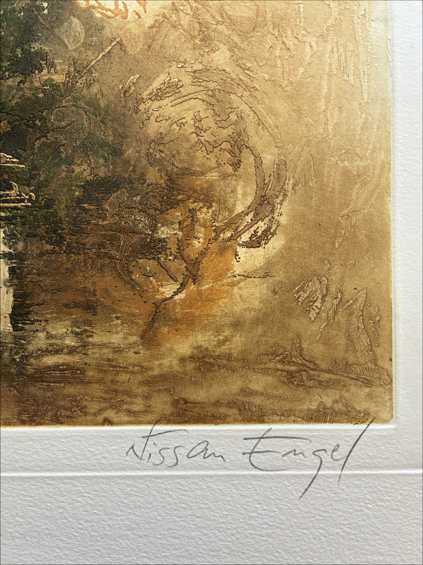 Nissan Engel - Barcarolle 1, original signed engraving (1/75!)