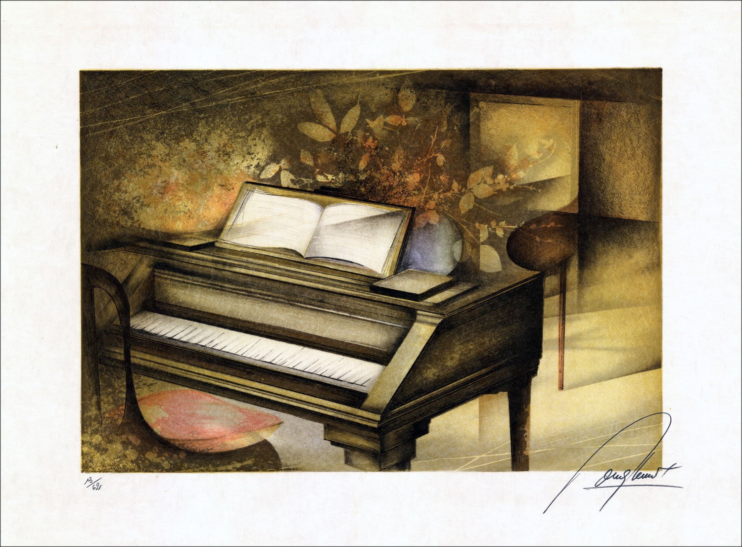 Kaufen Sie Lithographie Die vier Jahreszeiten 02 Raymond Chicken 1980