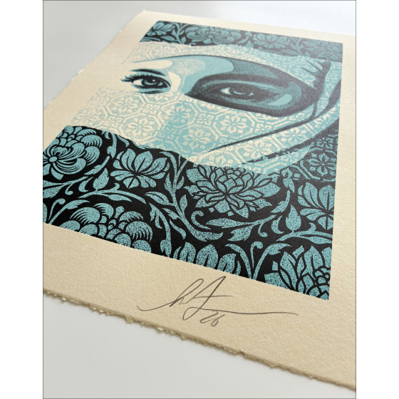 Shepard Fairey, Niet een terrorist 2026, zeefdruk letterpress