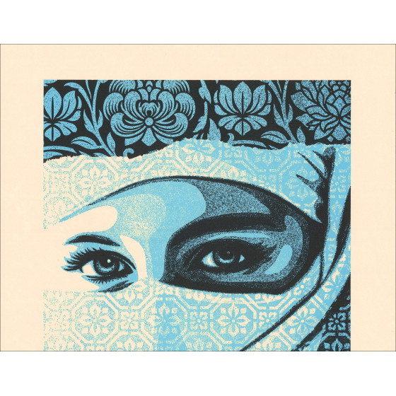 Shepard Fairey, Niet een terrorist 2026, zeefdruk letterpress