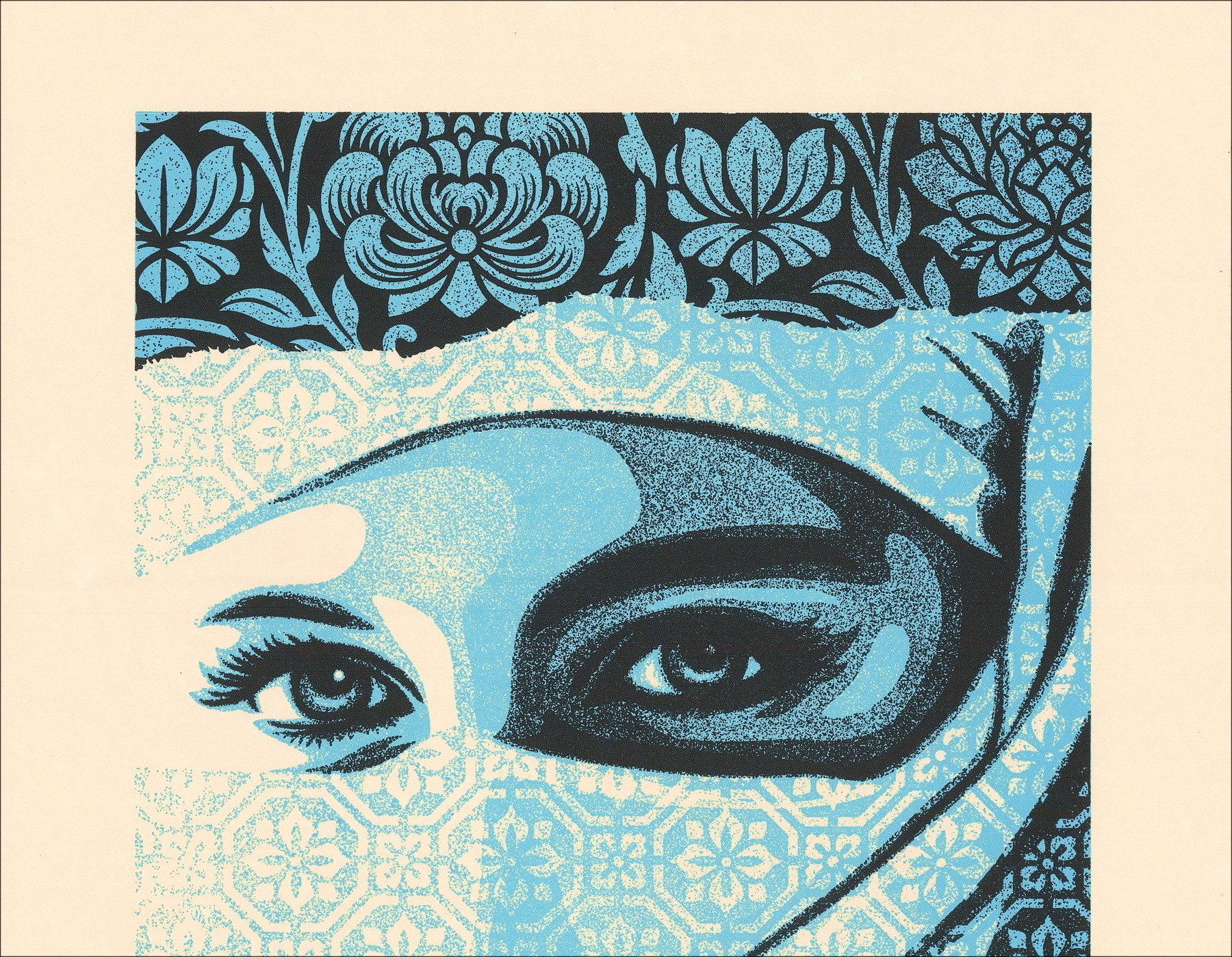 Shepard Fairey, Niet een terrorist 2026, zeefdruk letterpress