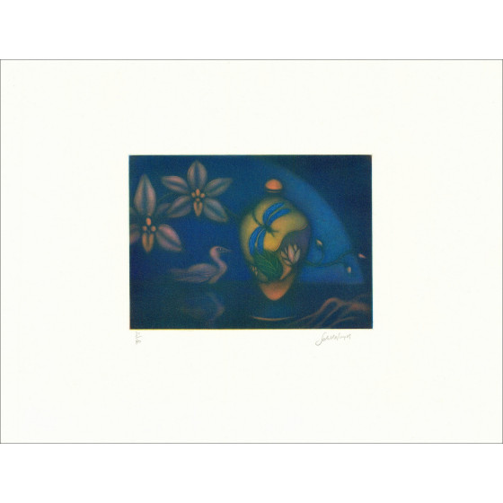 Laurent Schkolnyk, Fauna e vaso, incisione originale