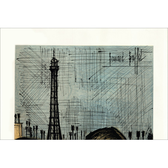 Bernard Buffet Les Parisiennes 1958 litografía firmada y numerada