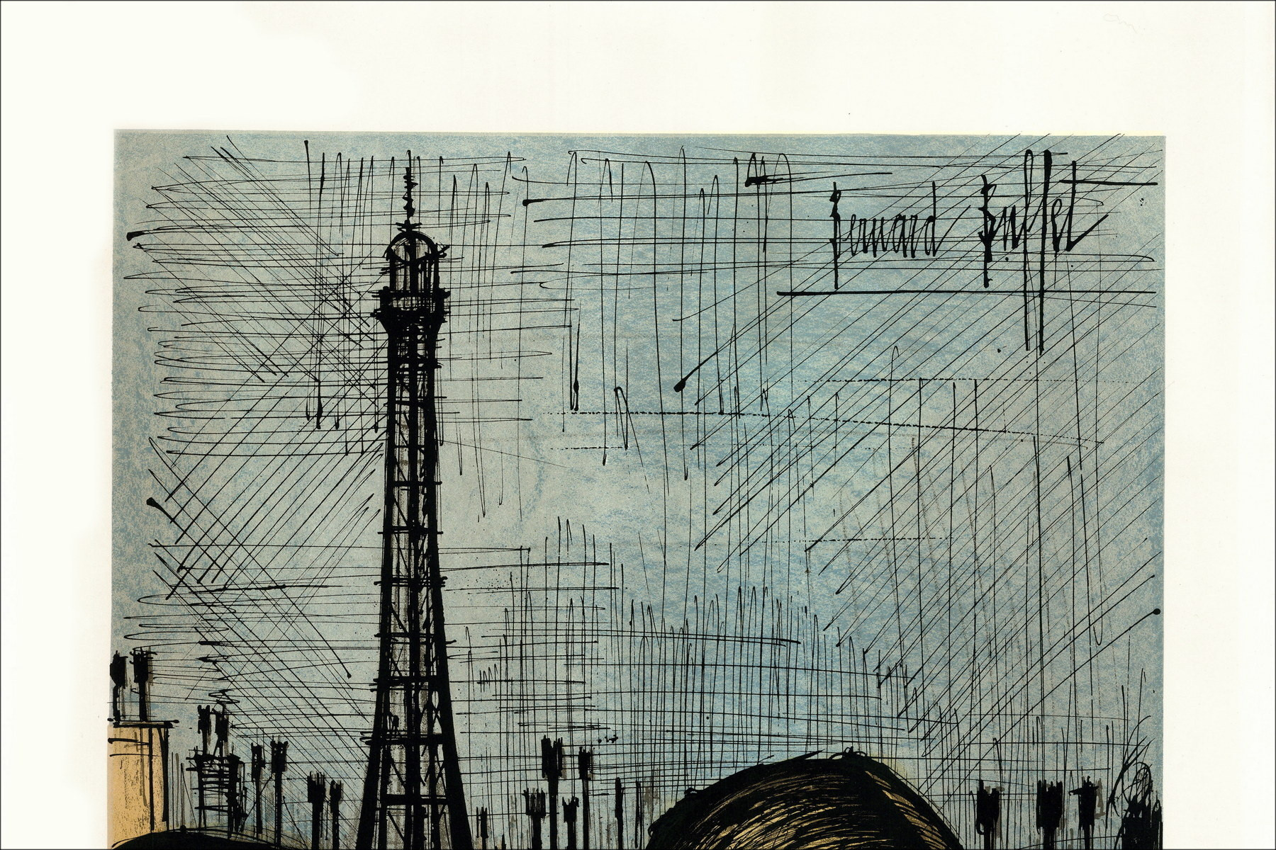 Bernard Buffet Les Parisiennes 1958 lithographie signée numérotée