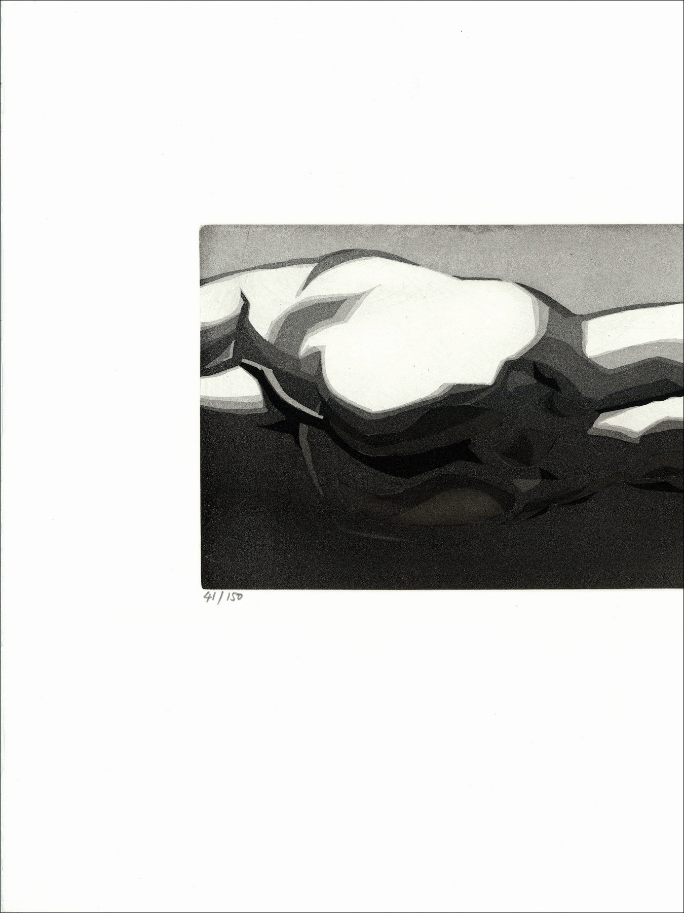 Maurice Chot-Plassot, Landscape, original engraving